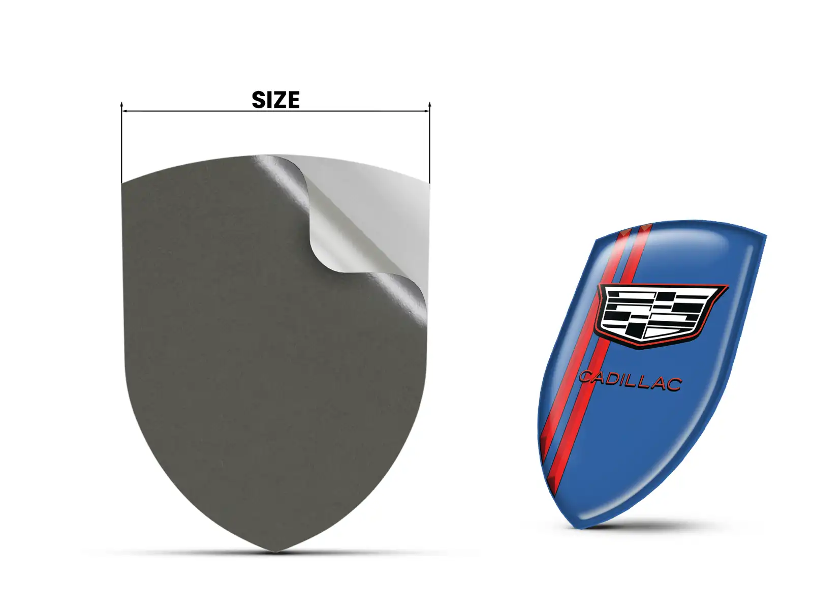 Cadillac Emblemi Cofano Alta Qualità Professionale Regolabili ST